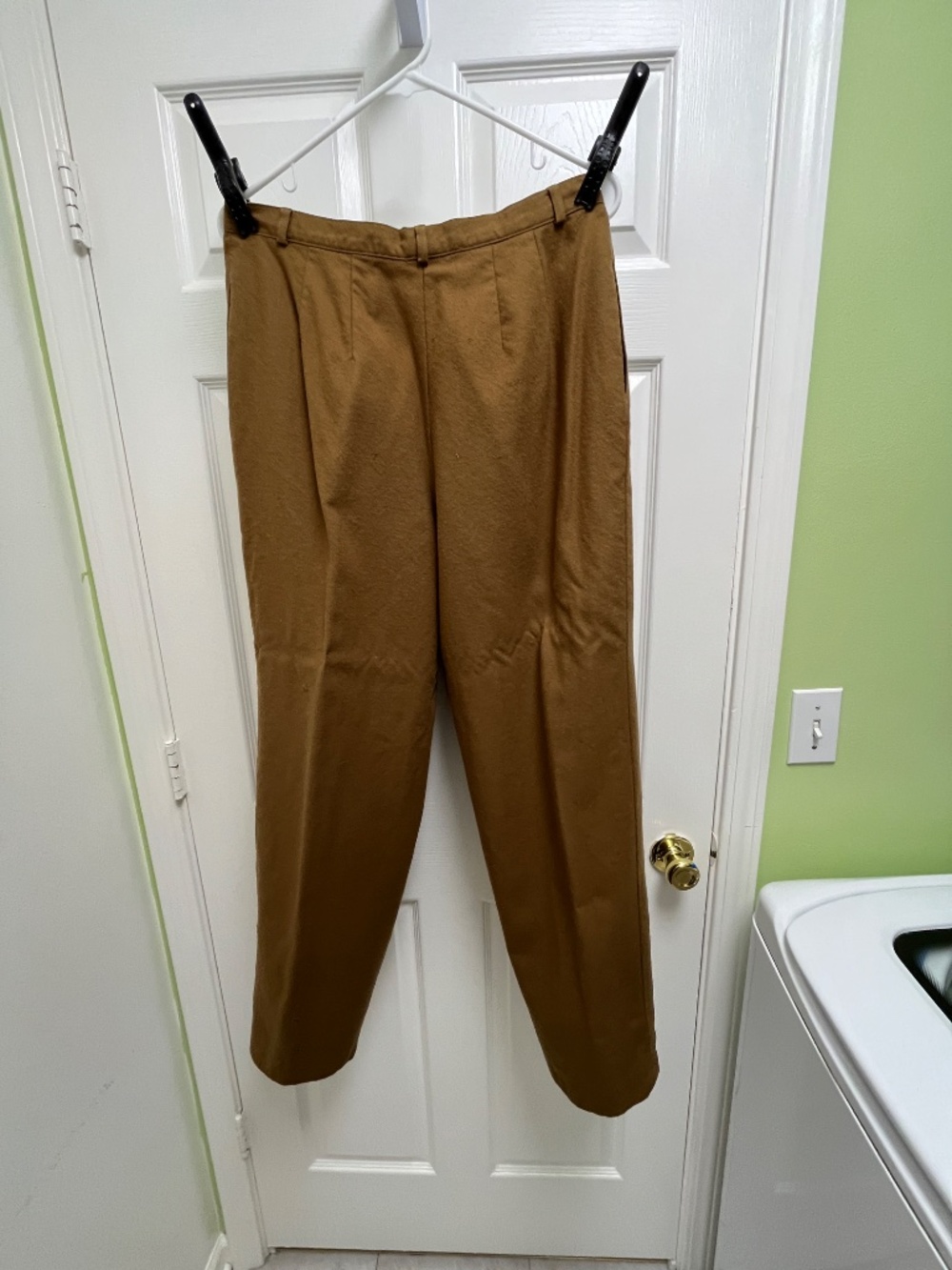 Women's Harve Benard Brown Wool Pants 14 x 29L - Picture 5 of 16
